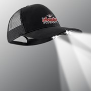 POWERCAP® 25|75 (4) LED Cap - Black Trucker Style/Structured PS4-8834 View 2