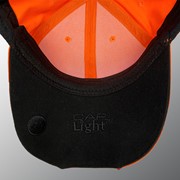 CAPLIGHT™ 2000 (2) LED Cap - Blaze Orange with Black Trim/Structured CL2-280032 View 3