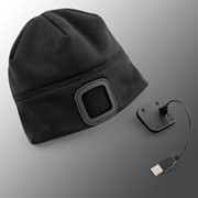 POWERCAP® 3.0 (1) LED Rechargeable HCL Beanie - Charcoal Gray HLBR-0227 View 3