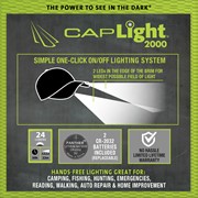 CAPLIGHT™ 2000 (2) LED Cap - Black/Structured CL2-280391 View 4