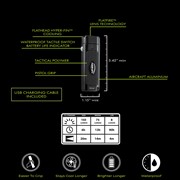 FLATEYE™ Unround Flashlight Rechargeable - 150 Lumen with USB Cable FR-8032 View 4